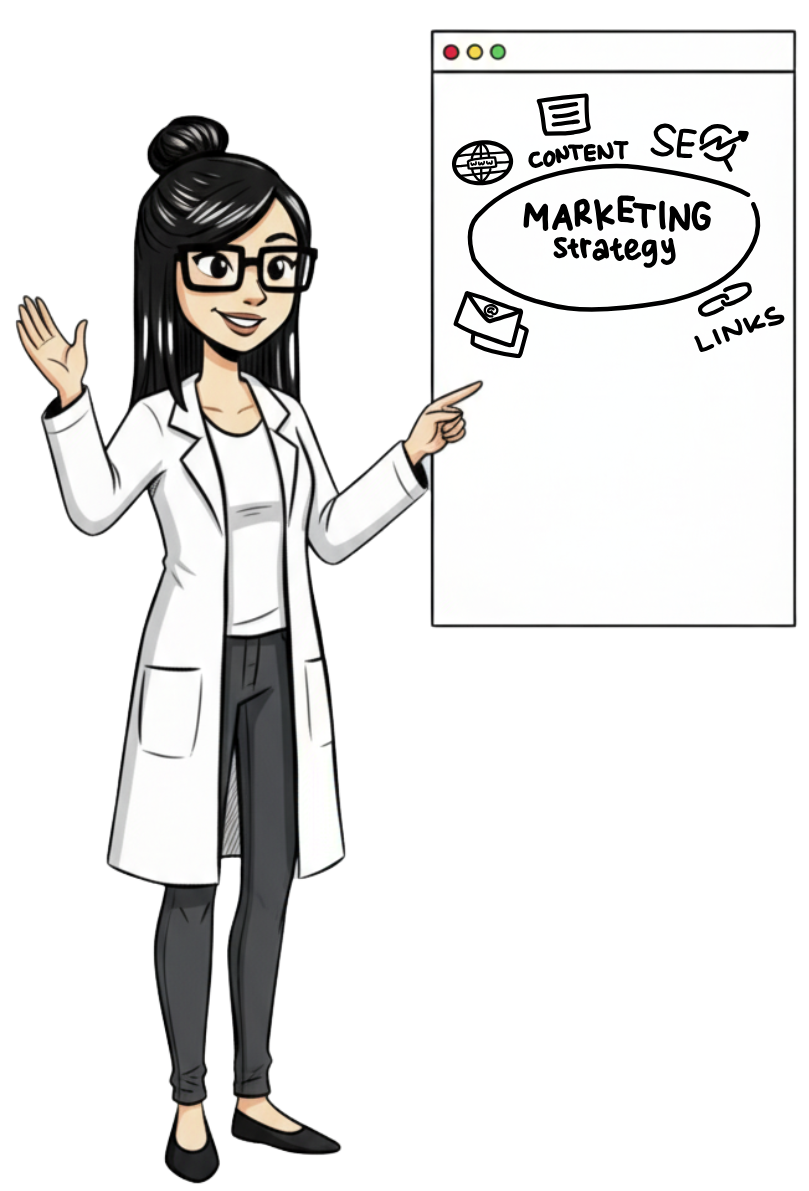 Sample graphic showing content examples